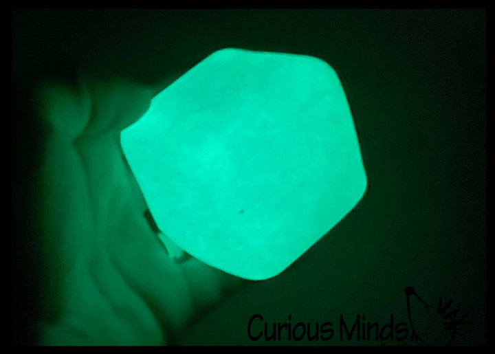 1 GLOW Nee Doh Nice Cube Ice Sugar Ball - Thick Glue/Gel