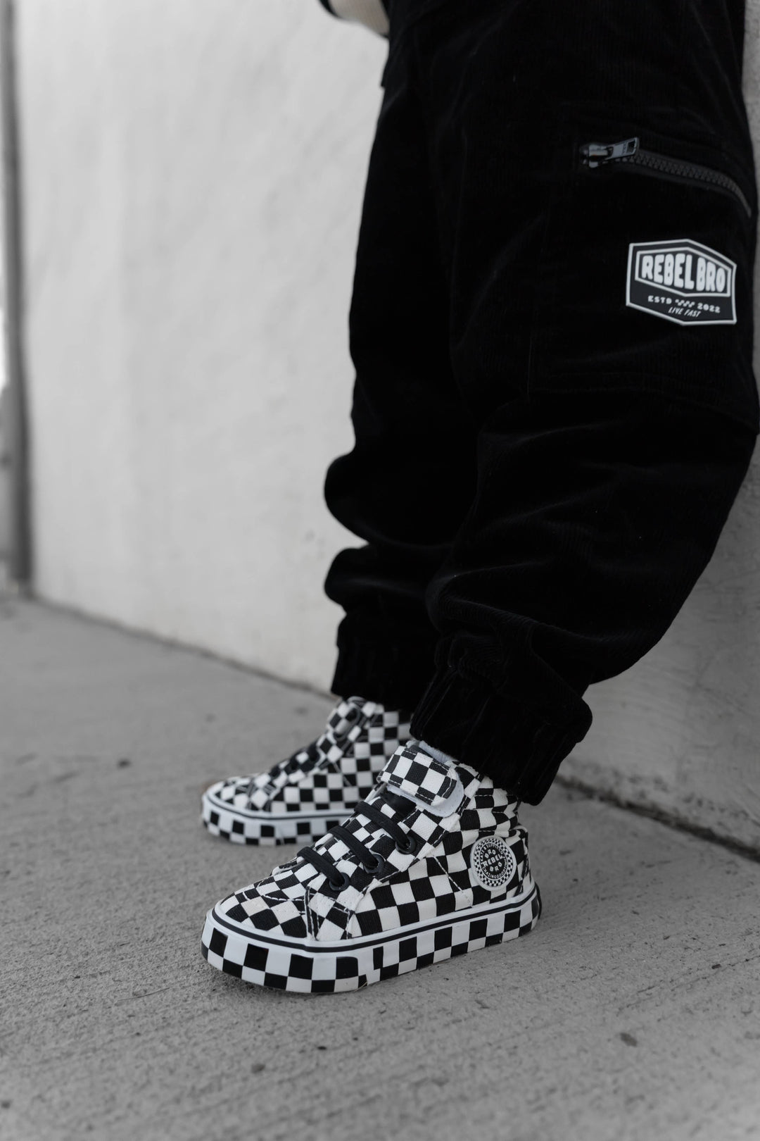 SK8TR Hi-Top in Venice (Checkered)