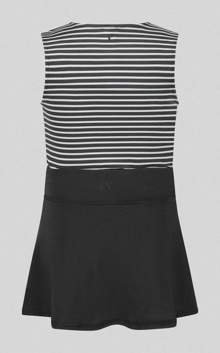 Little Girls Tank, Crossover Skort, Fanny bag Set - Ocean Spalsh