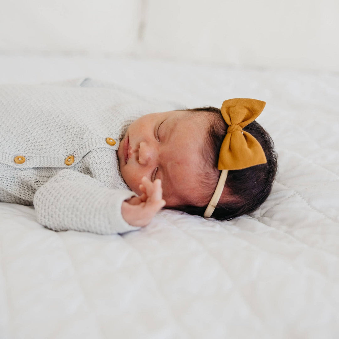 Bowtie Baby Bow - Camel