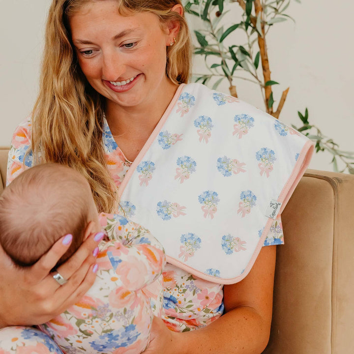 3 Pack Premium Burp Cloths - Penelope