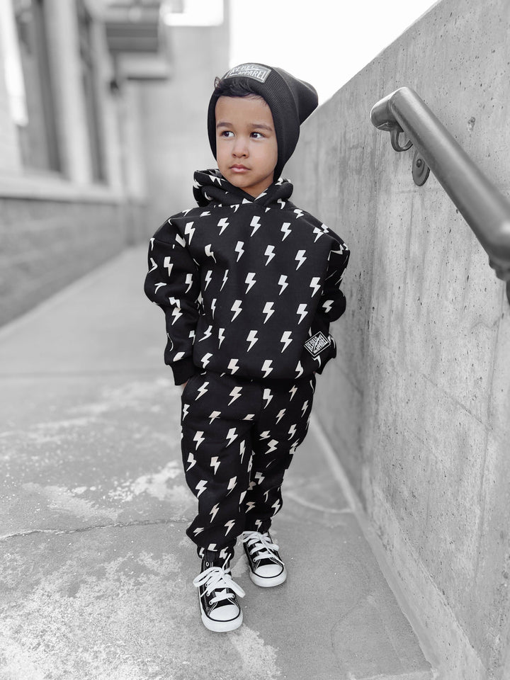 Fleece Hoodie + Sweatpants Set in Jagger