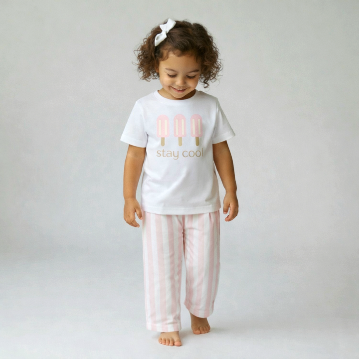 Beach Lines Lounge Pants | Pink Sands