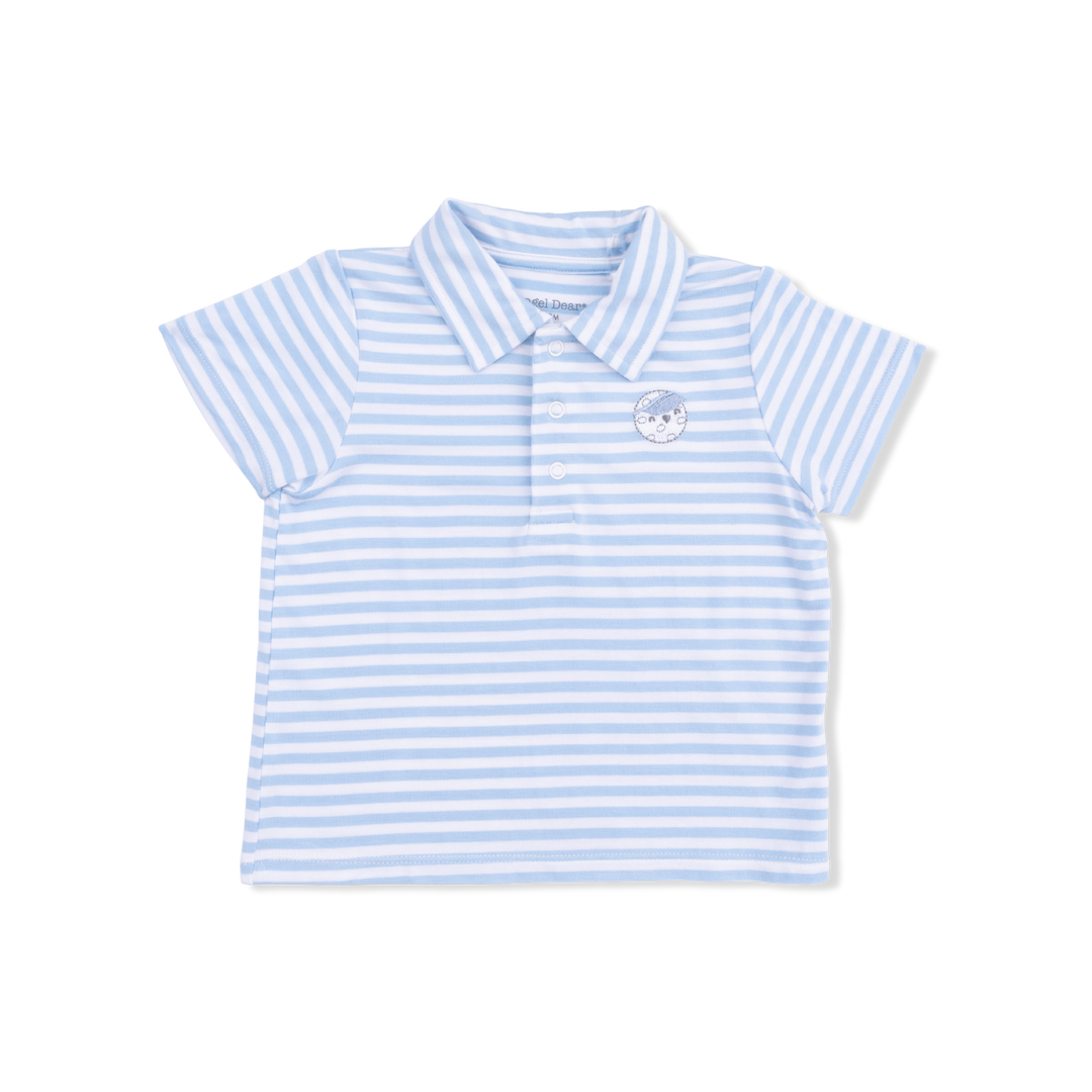 Striped Golf - Polo with Casual Short