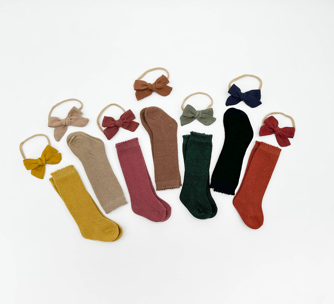 French Lace Socks