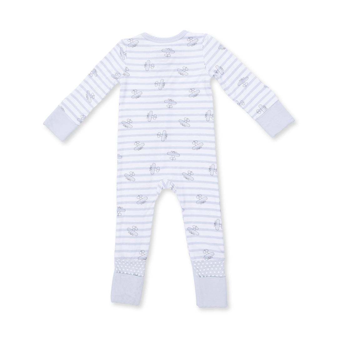Airplane Stripe - Convertible Romper