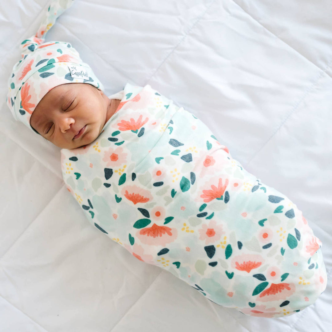 Knit Swaddle Blanket - Leilani