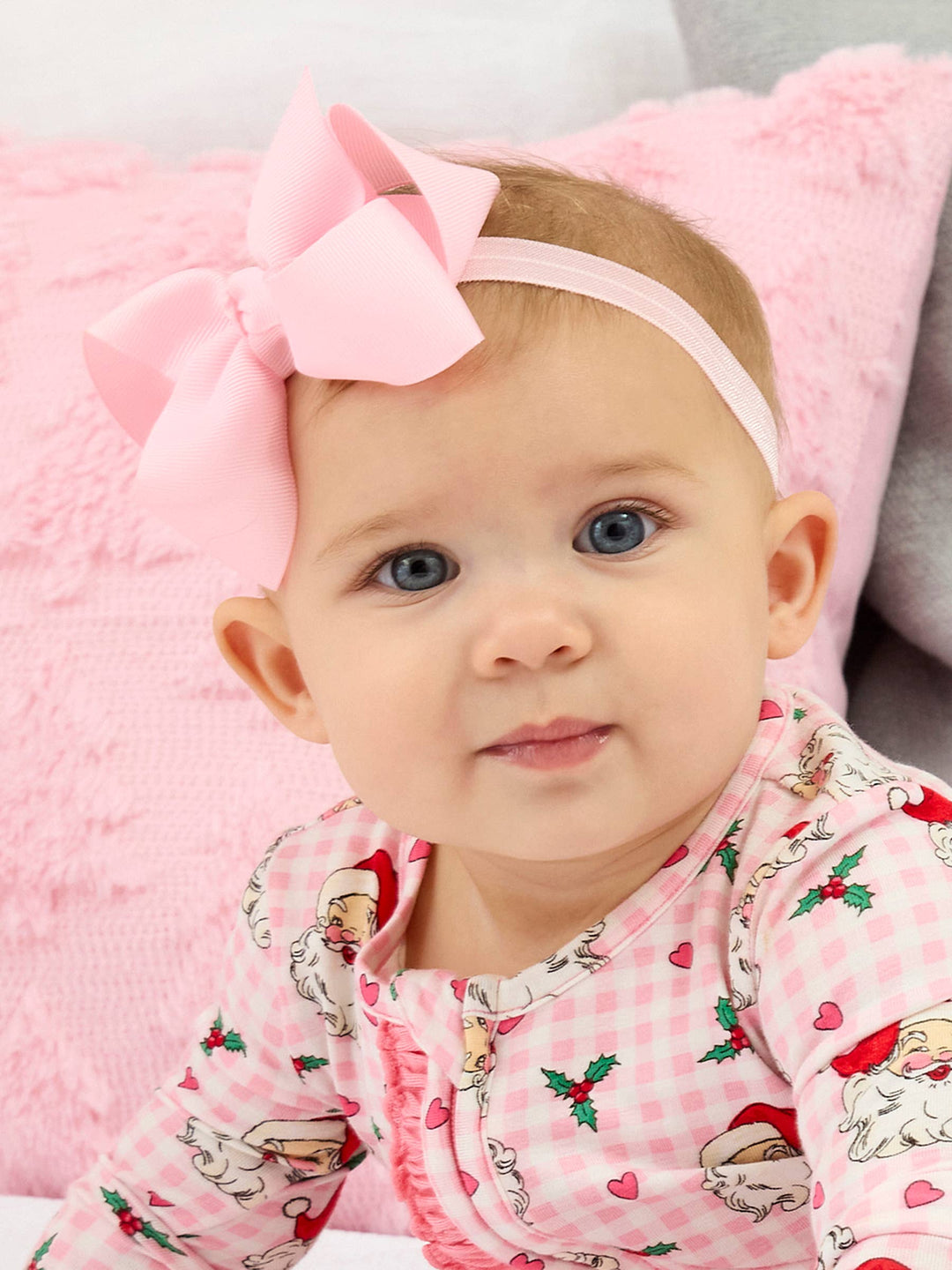Girls Pink Bow Headband