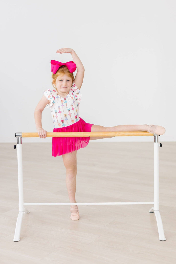 Ballerina Bows S/S Twirl Leotard