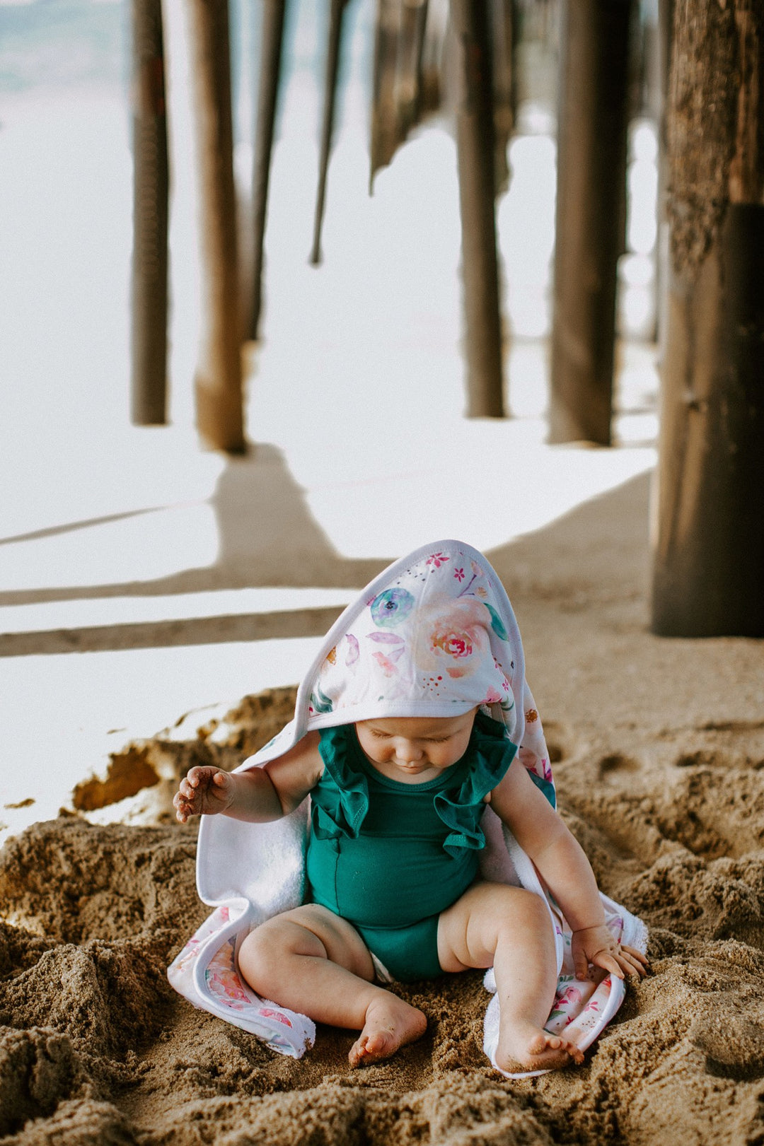 Bloom Premium Knit Hooded Towel