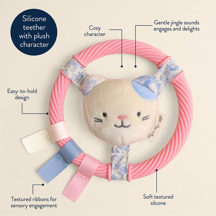 *NEW* Itzy Ring Pal™ - Teething Ring with Plush Character