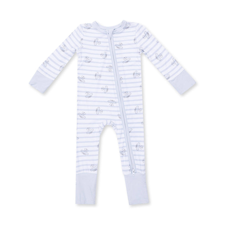 Airplane Stripe - Convertible Romper