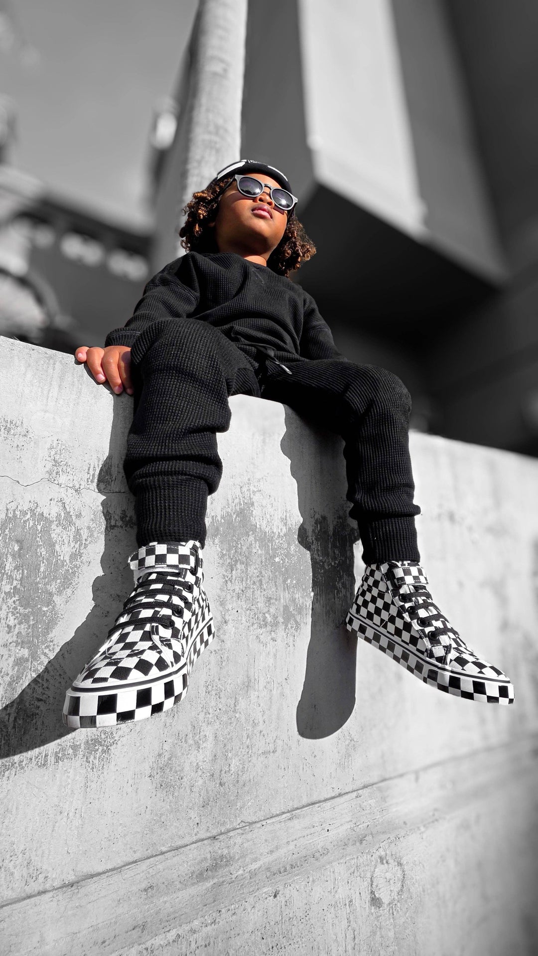 SK8TR Hi-Top in Venice (Checkered)