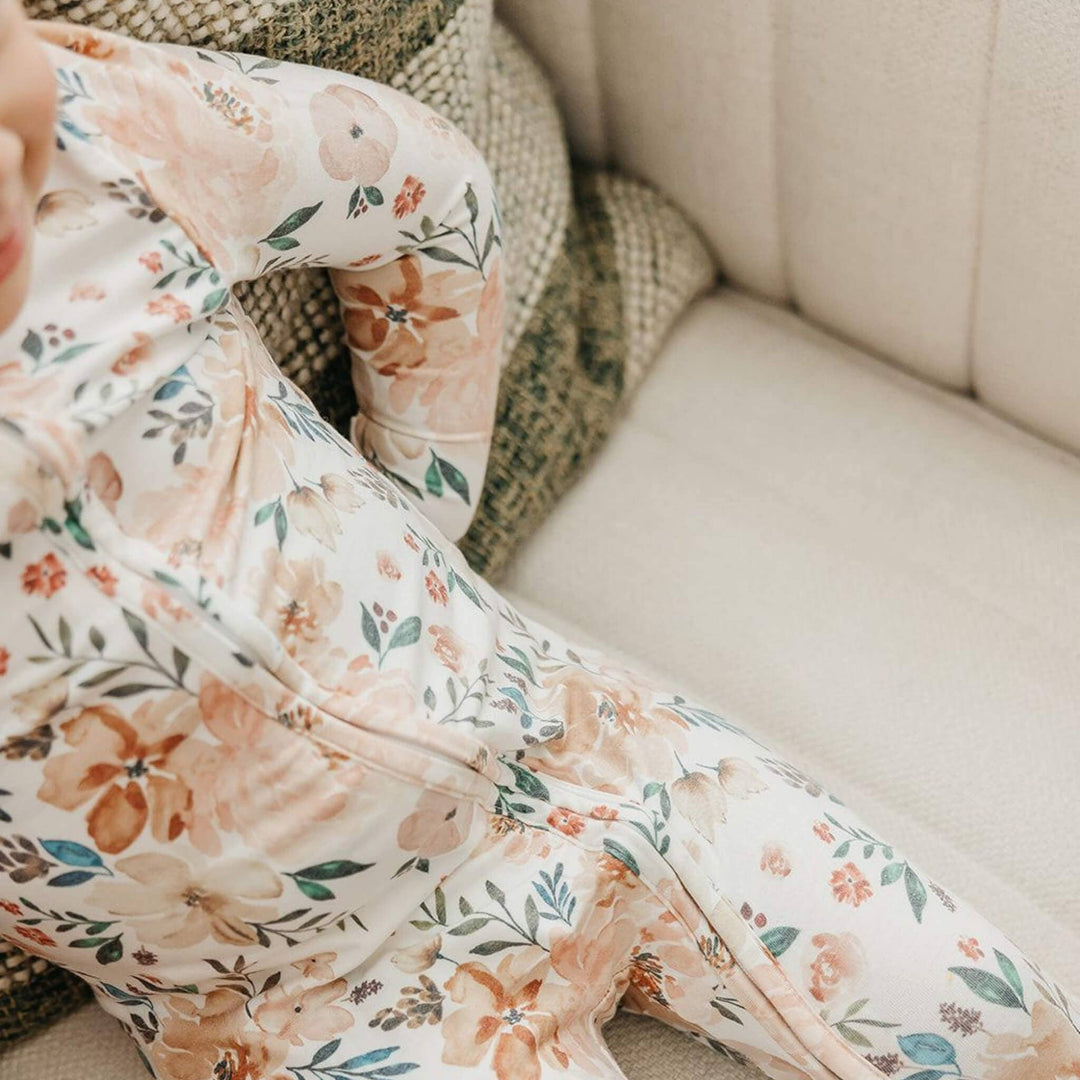 Zip-Up Footie Pajama - Autumn