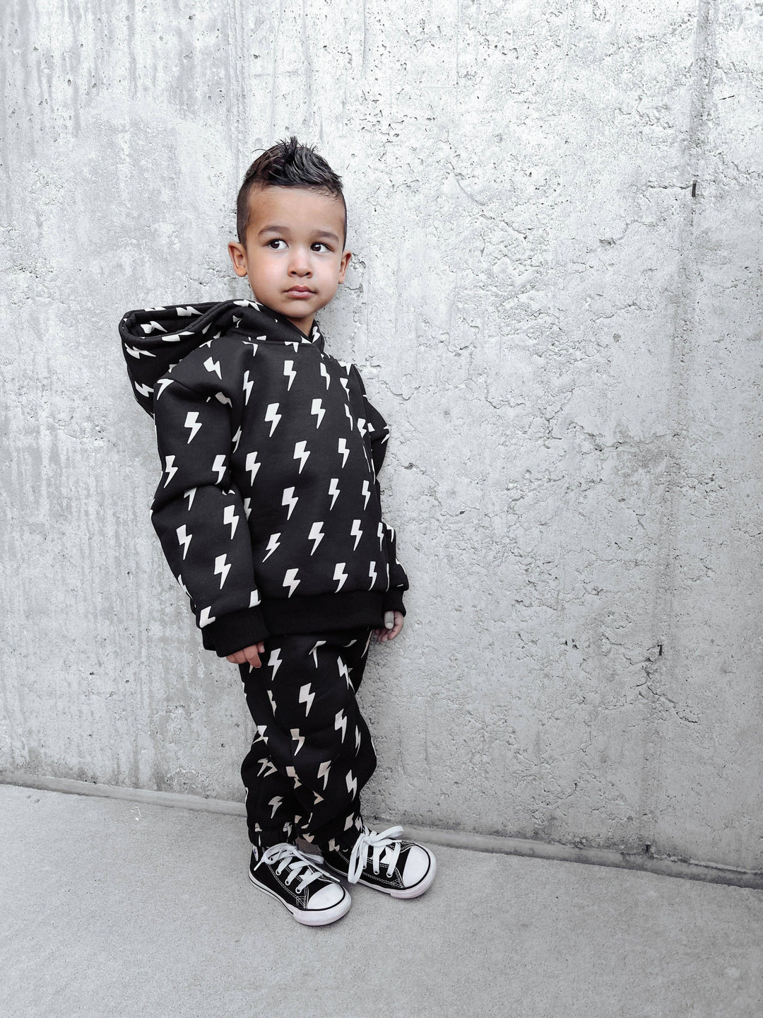 Fleece Hoodie + Sweatpants Set in Jagger