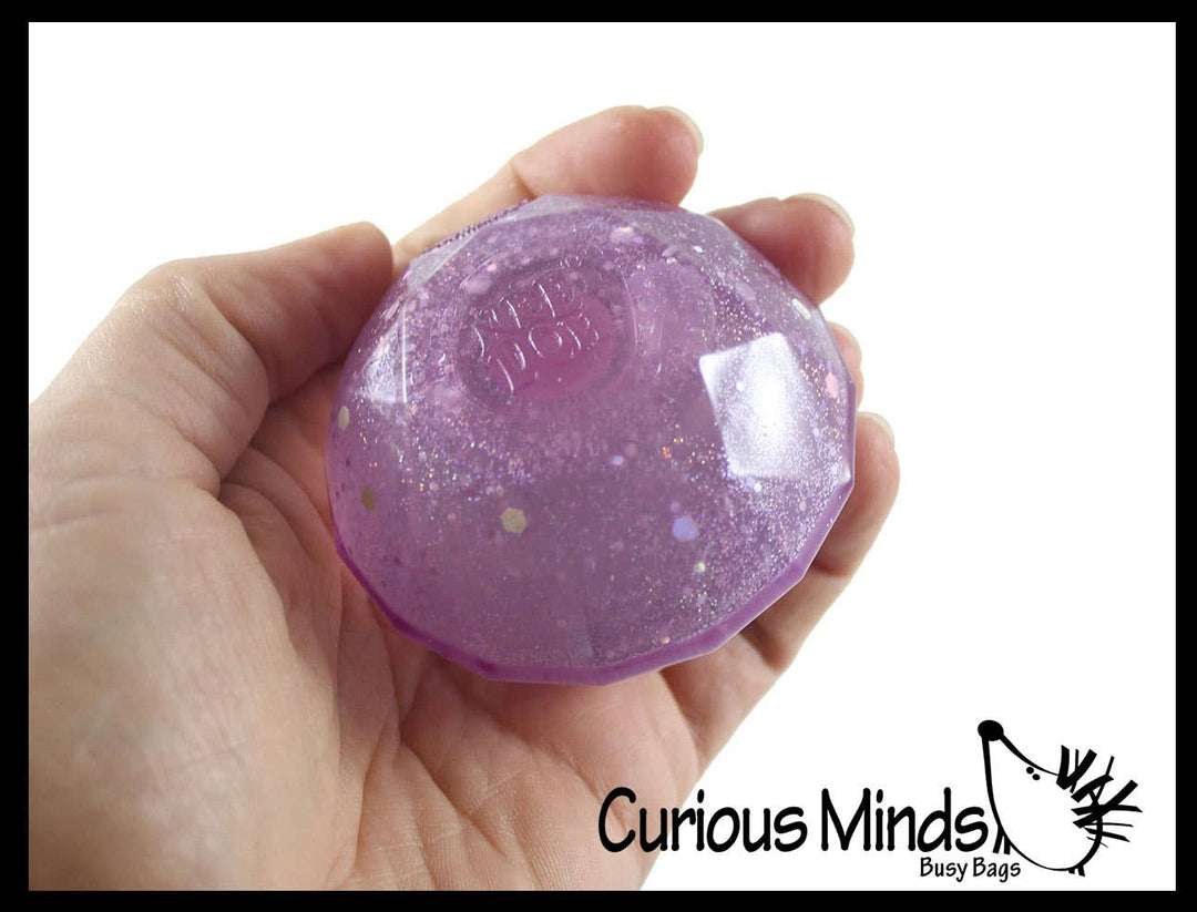 1 Needoh Jewel Stress Ball - Sparkling Gem Squishy Nee Doh