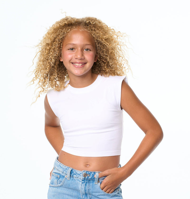 Sleeveless Seamless Top for Tweens / MEDIUM/LARGE