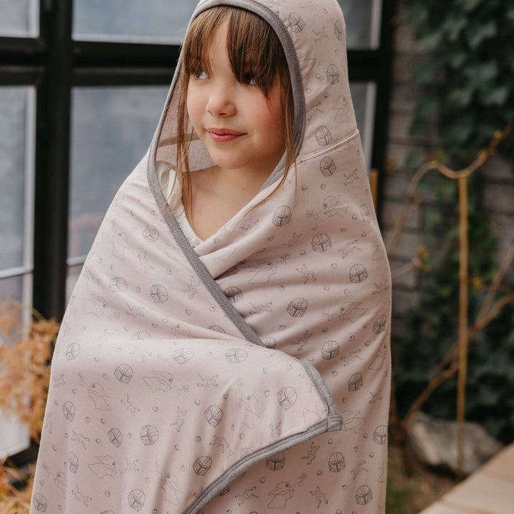 Premium Big Kid Hooded Towel - Star Wars Grogu Medley