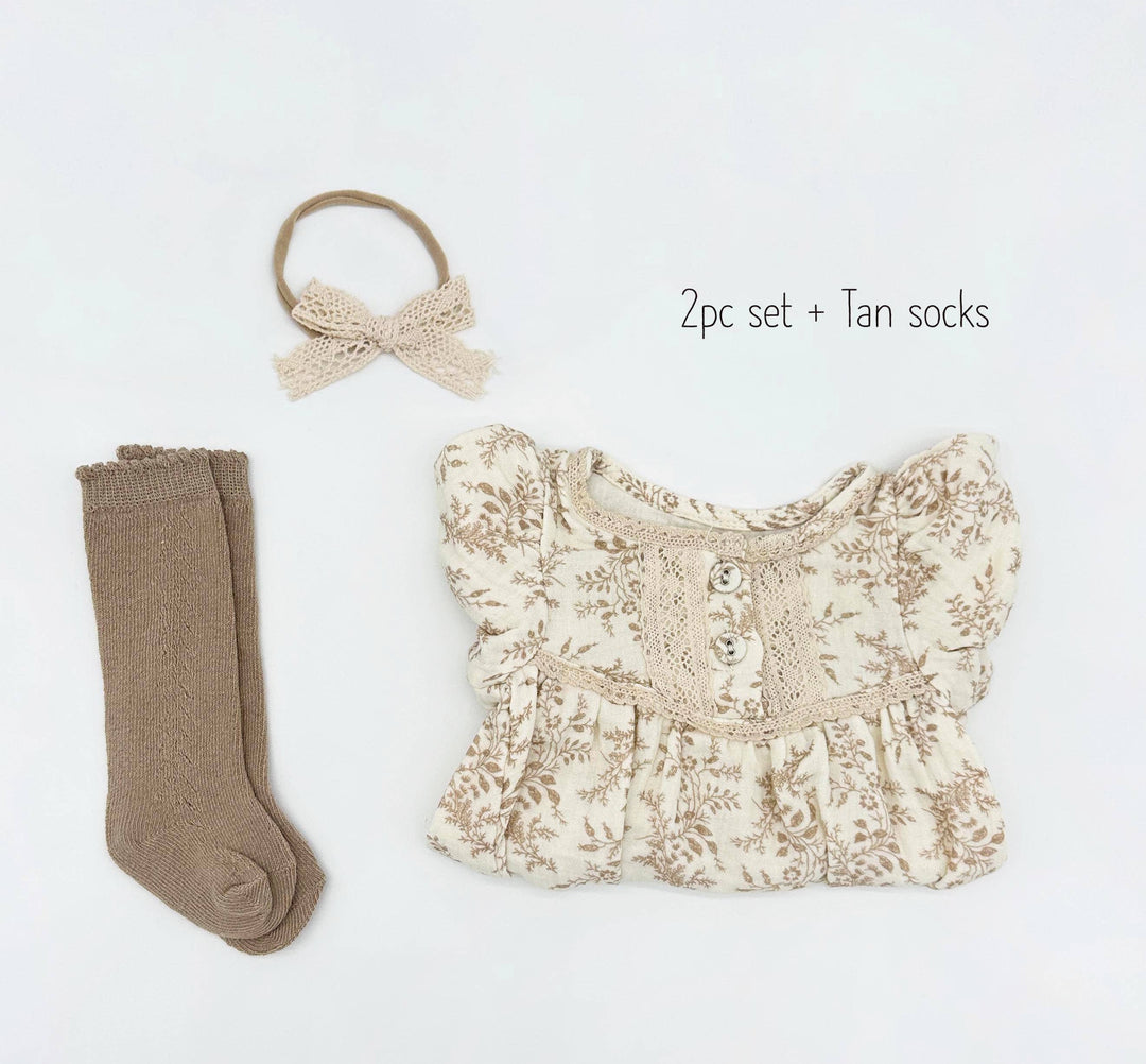 Elodie Long Sleeve Romper Set
