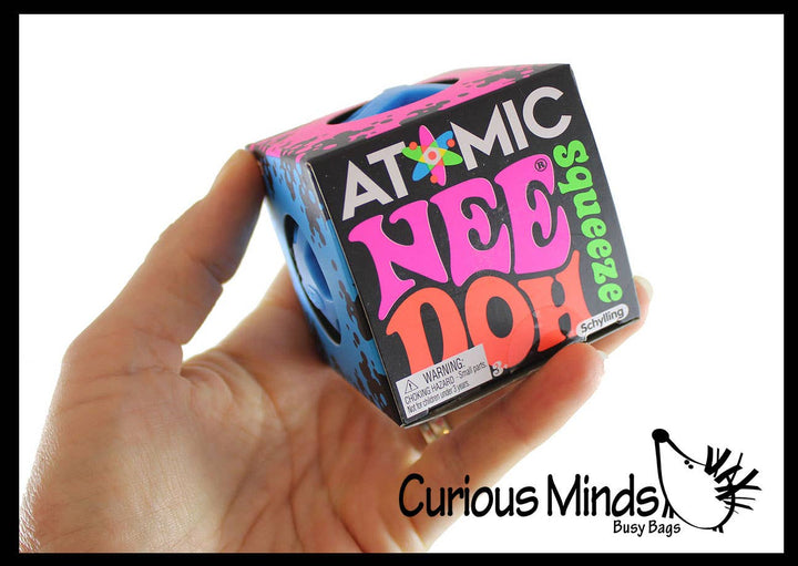 1 Atomic Nee Doh Soft Fluff- Filled Squeeze Stress Ball