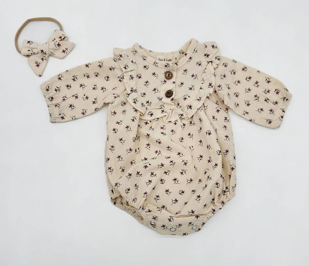Claudia Soft Cotton Romper Set