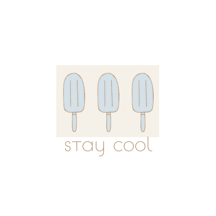 Stay Cool Popsicle Graphic Tee | Blue
